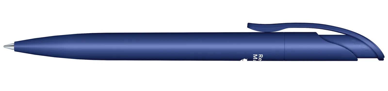 Challenger Matt Recycled Druckkugelschreiber, Blau 2757 – Bild 4