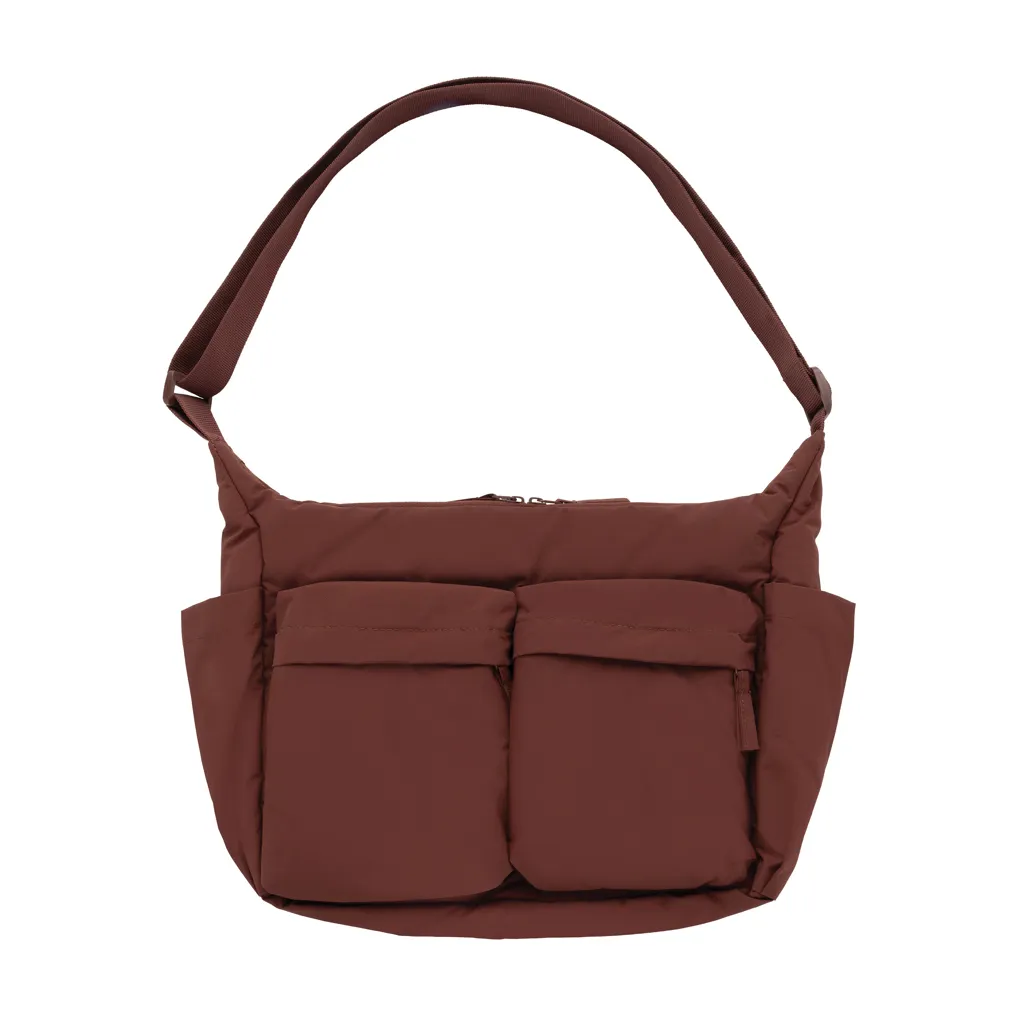 KENTO URBAN gepolsterte Crossover-Tasche aus RCS rec. Nylon, burgunderrot – Bild 2