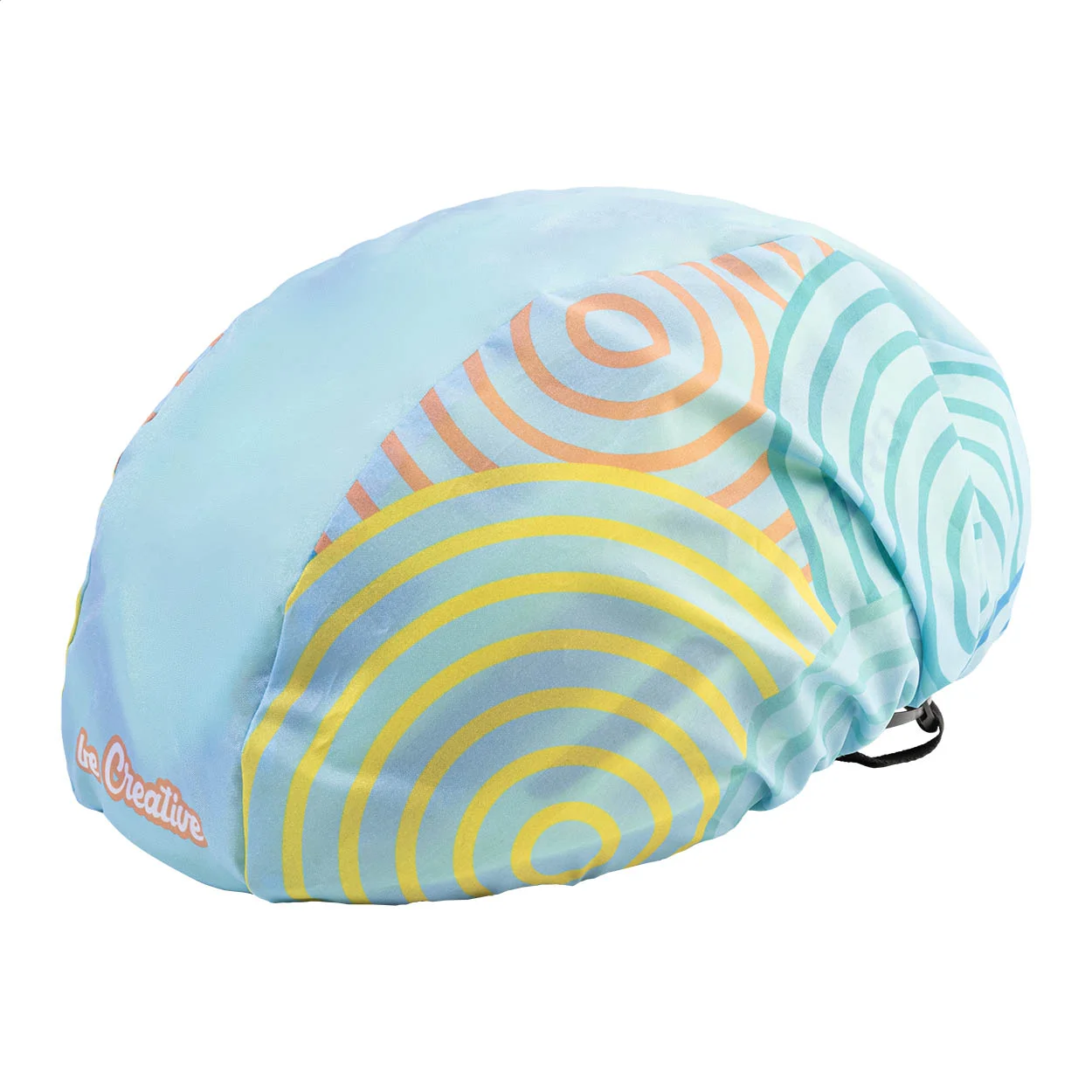 Individueller Helmüberzieher CreaHelm Ride, weiß – Bild 4