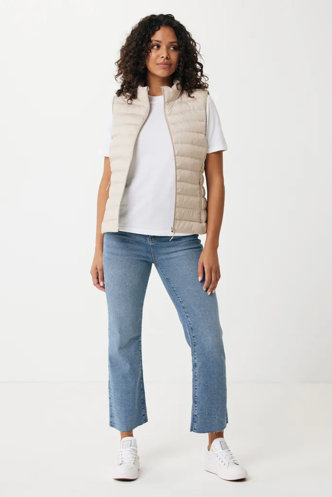 IQONIQ Meru Damen Bodywarmer aus recyceltem Polyester, beige – Bild 4