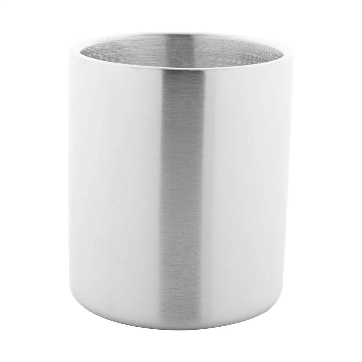 Edelstahlbecher Cadisha, gelb, silber – Bild 3