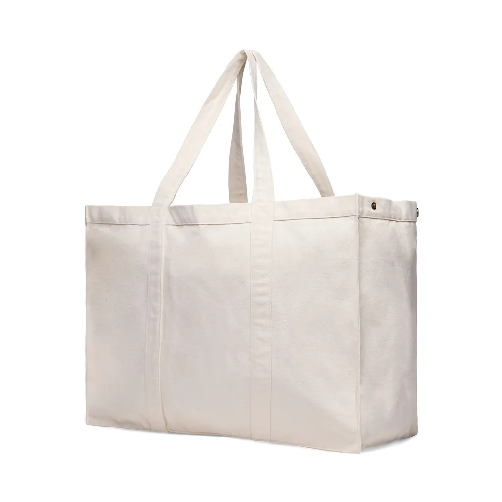 VINGA Hilo AWARE™ Maxi-Tasche aus recyceltem Canvas, off white – Bild 2