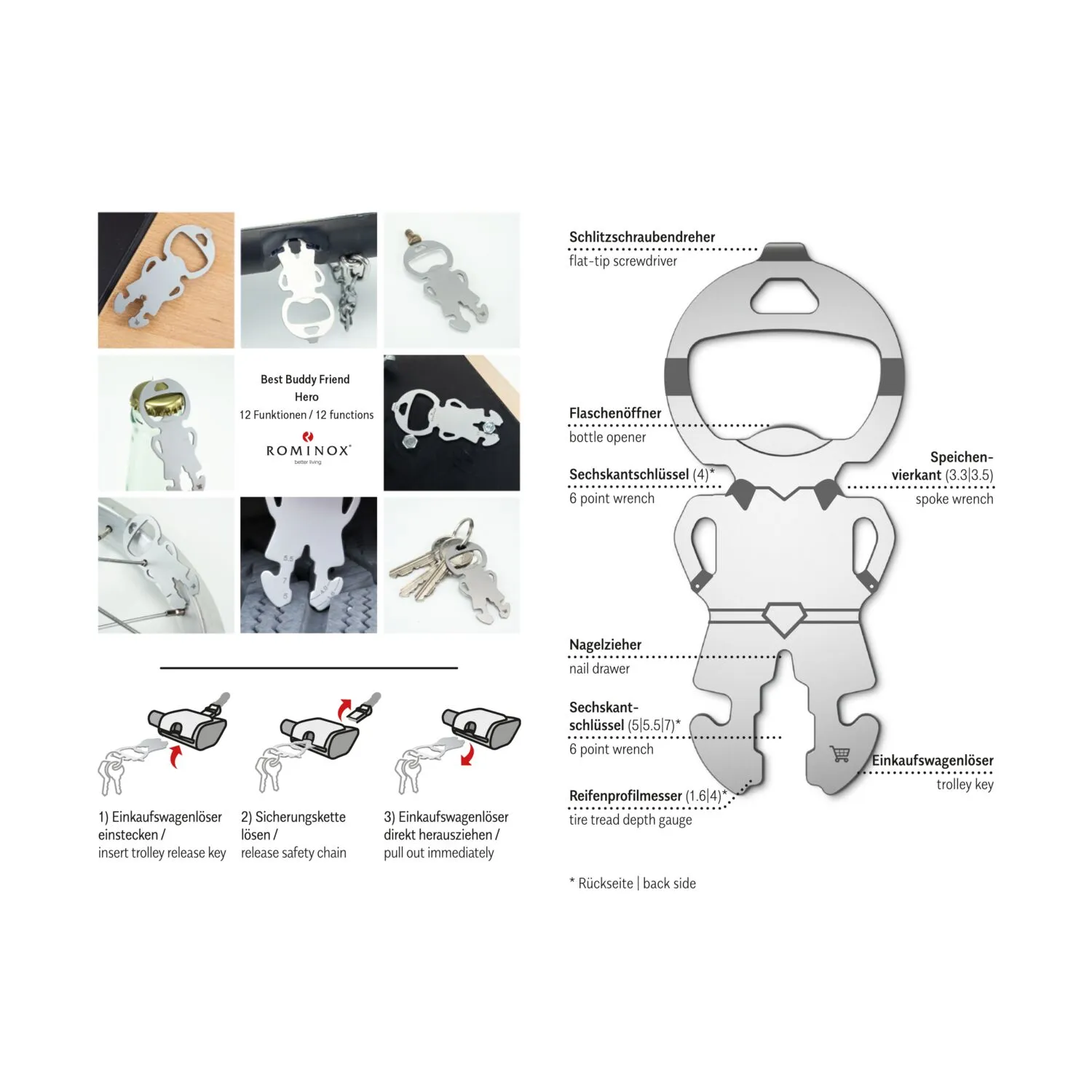 ROMINOX® Best Buddy Friend // Hero, silber – Bild 3