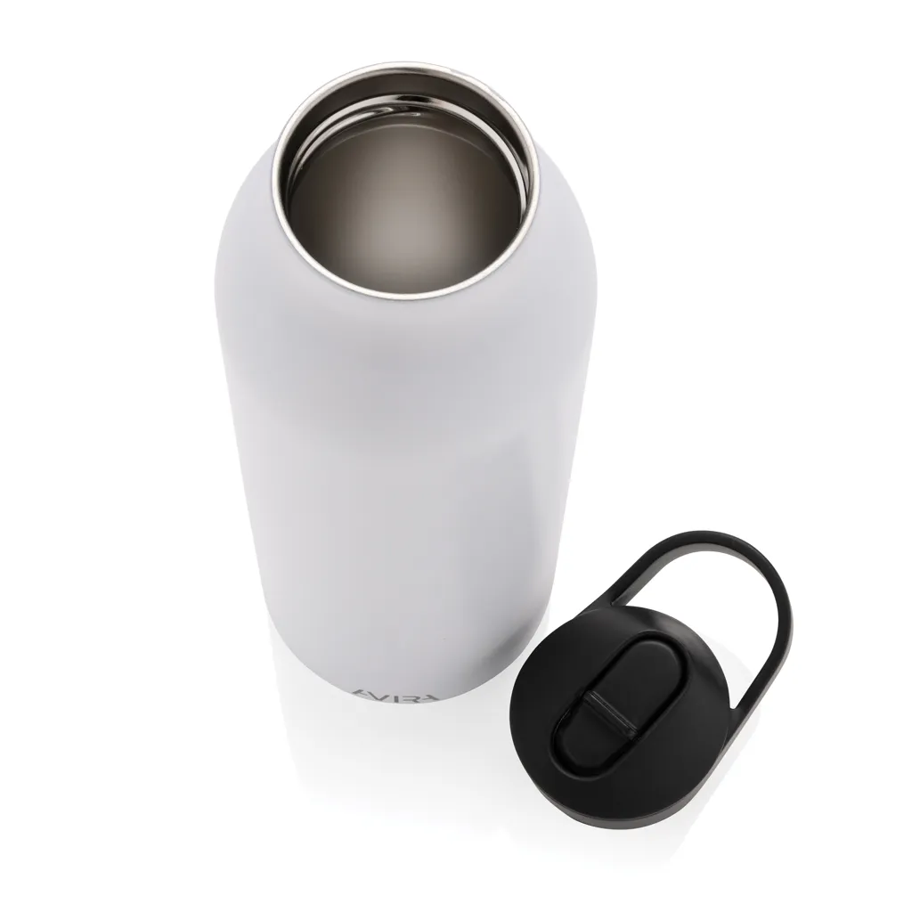 Avira Ara RCS Re-Steel Fliptop Wasserflasche 500ml, weiß – Bild 6