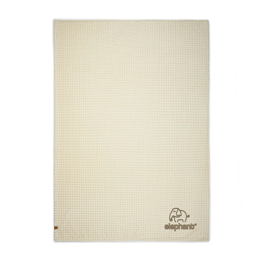 VINGA Branson Decke aus GRS recyceltem PET, beige – Bild 5