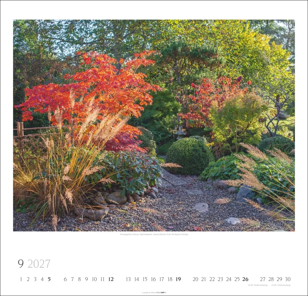 Gartenträume Wandkalender 2027 – Bild 10