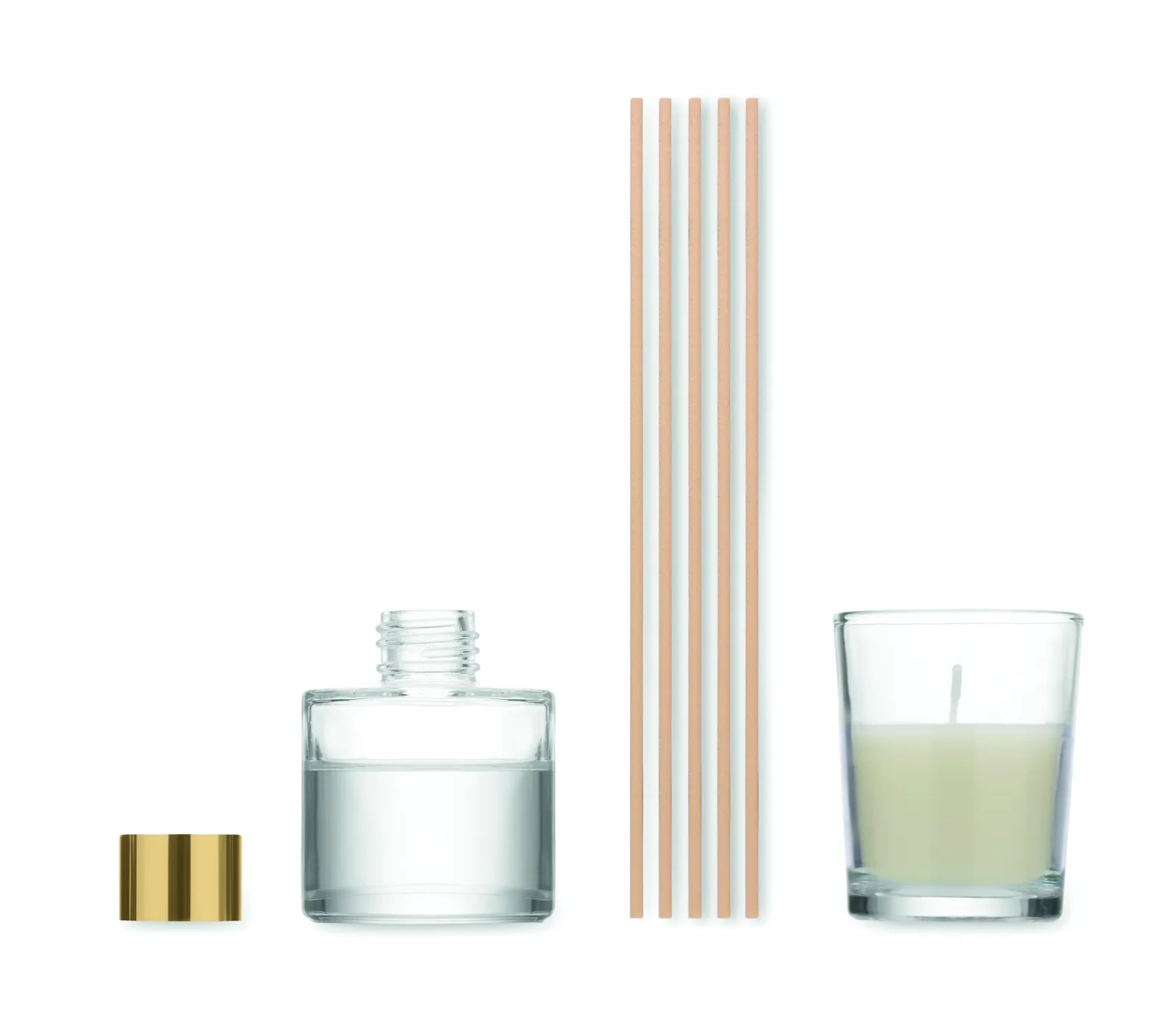 GINGLE Raumduft & Kerzen Set, Beige – Bild 7