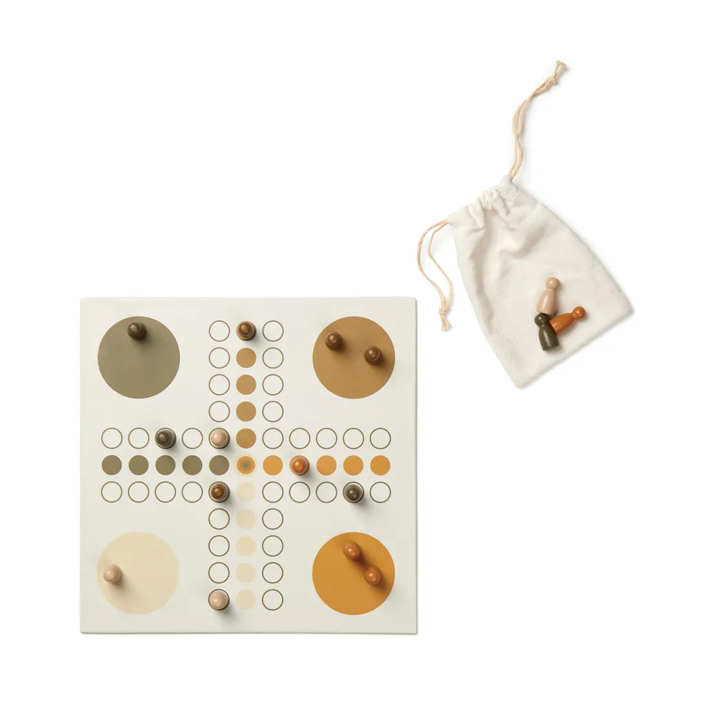 VINGA Coffee-Table Spielesammlung, braun – Bild 3