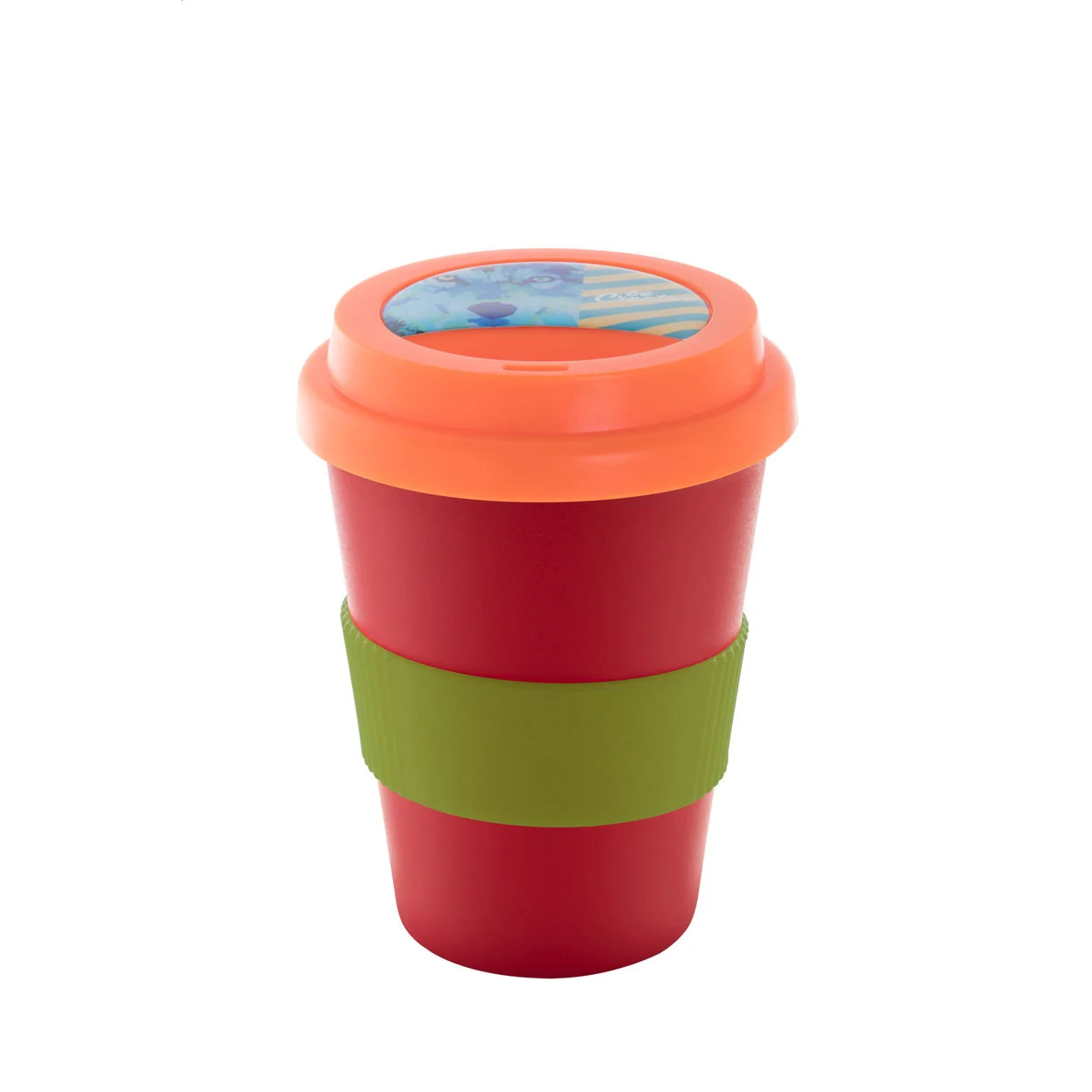 Individualisierbarer Thermobecher CreaCup Mini, orange – Bild 2