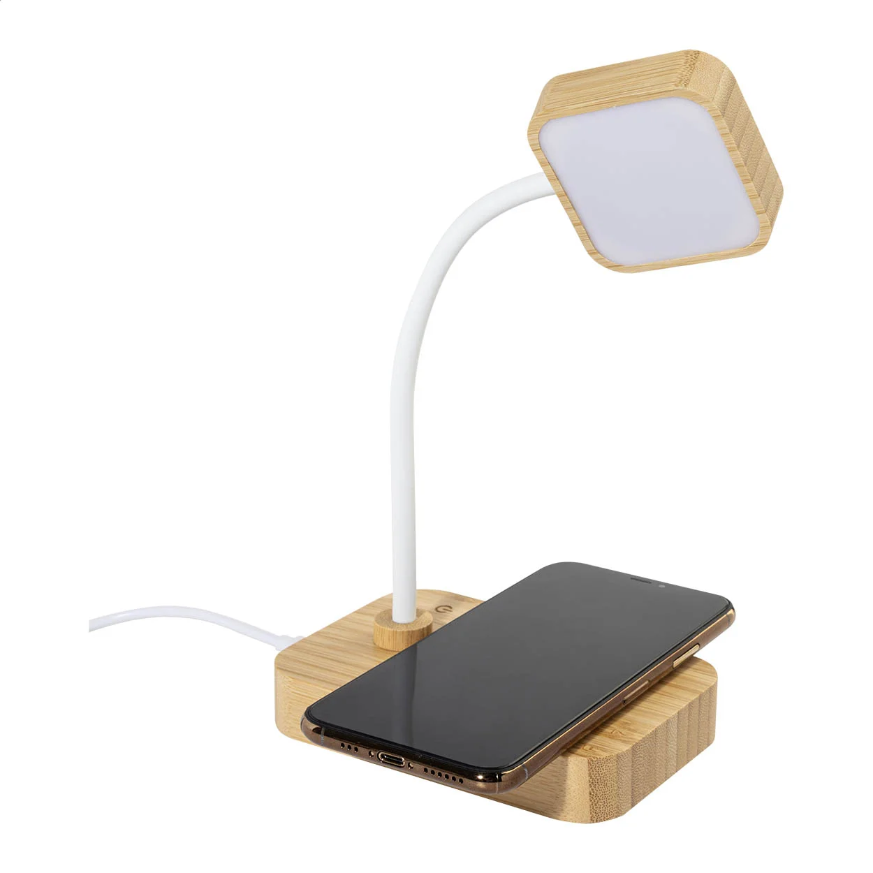 Multifunktionale Schreibtischlampe VoltGlow, natur, weiß – Bild 9