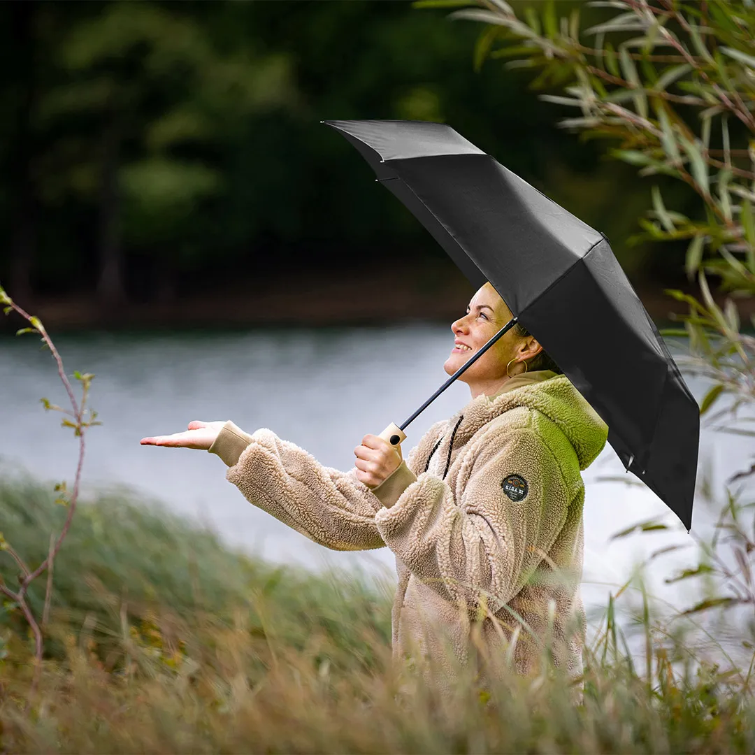 AC-Taschenschirm ÖkoBrella, schwarz wS – Bild 3