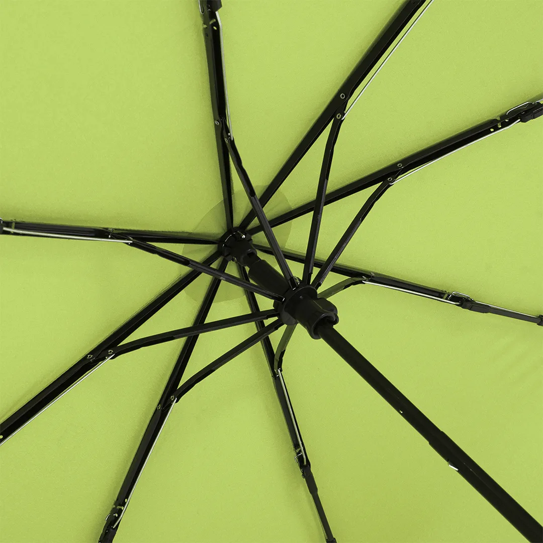 Taschenschirm ÖkoBrella, Ø 98 cm, Länge 26,5 cm, limette wS – Bild 4