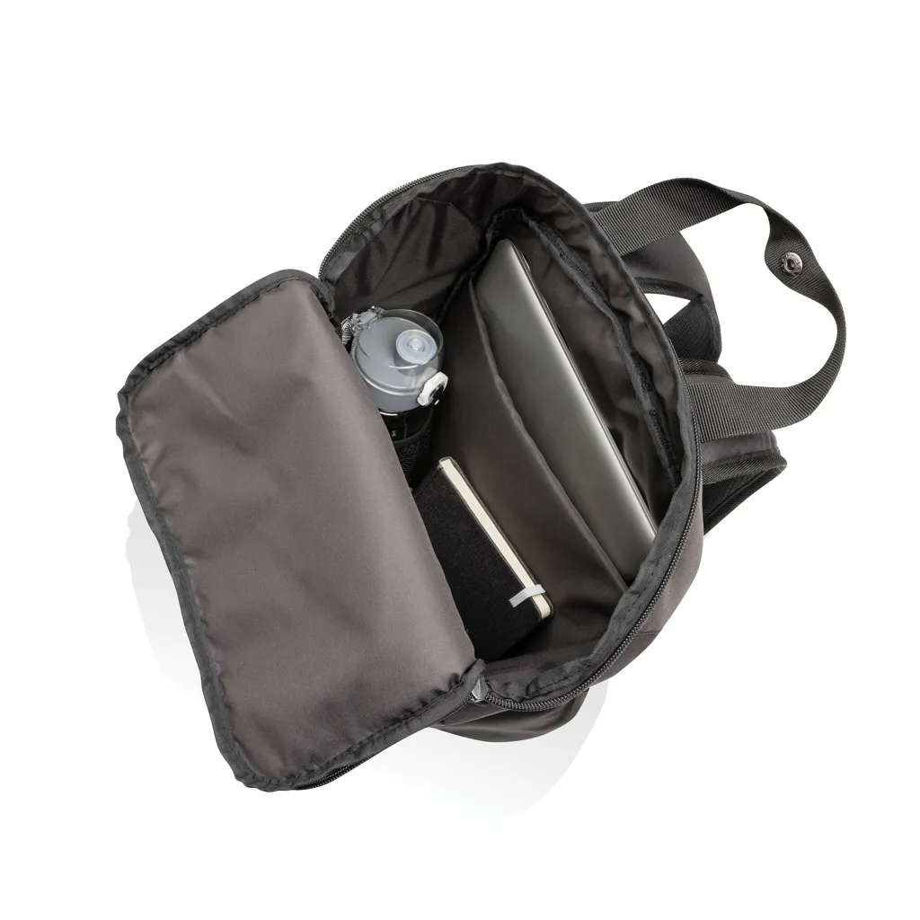 Sienna AWARE™ RPET 14" Everyday Laptop-Rucksack, schwarz – Bild 5
