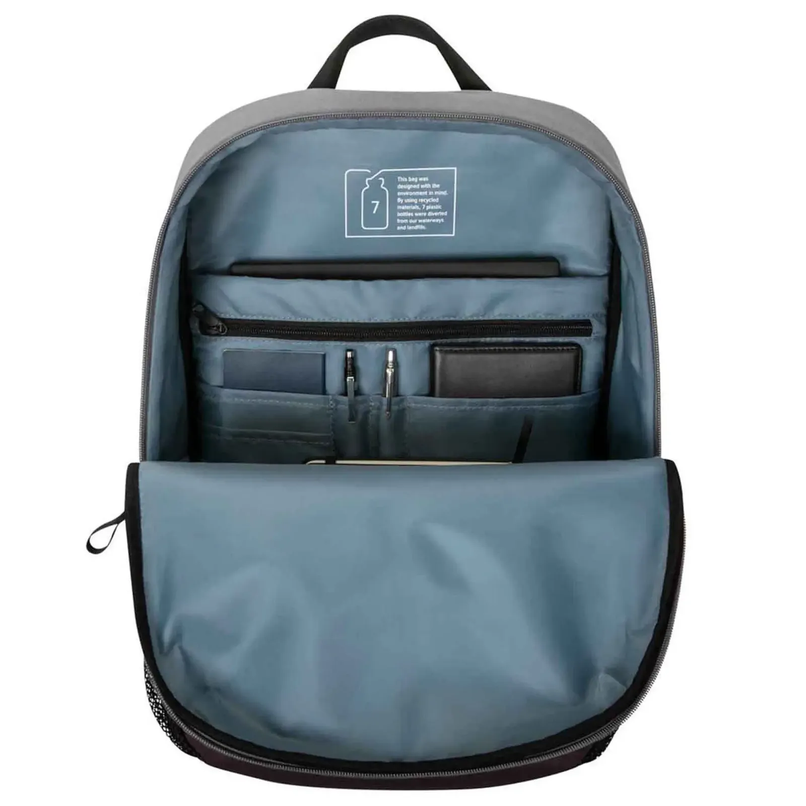 Targus Sagano Eco Campus Rucksack, Grau – Bild 4