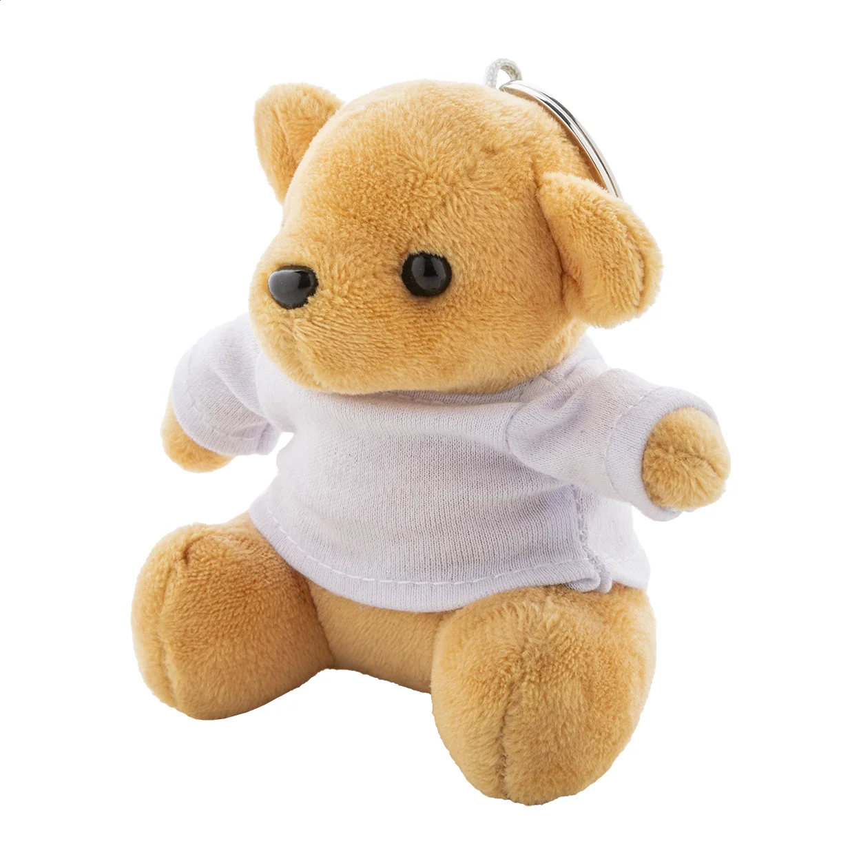Plüsch-Teddybär-Schlüsselanhänger TeddyFob, weiß – Bild 4