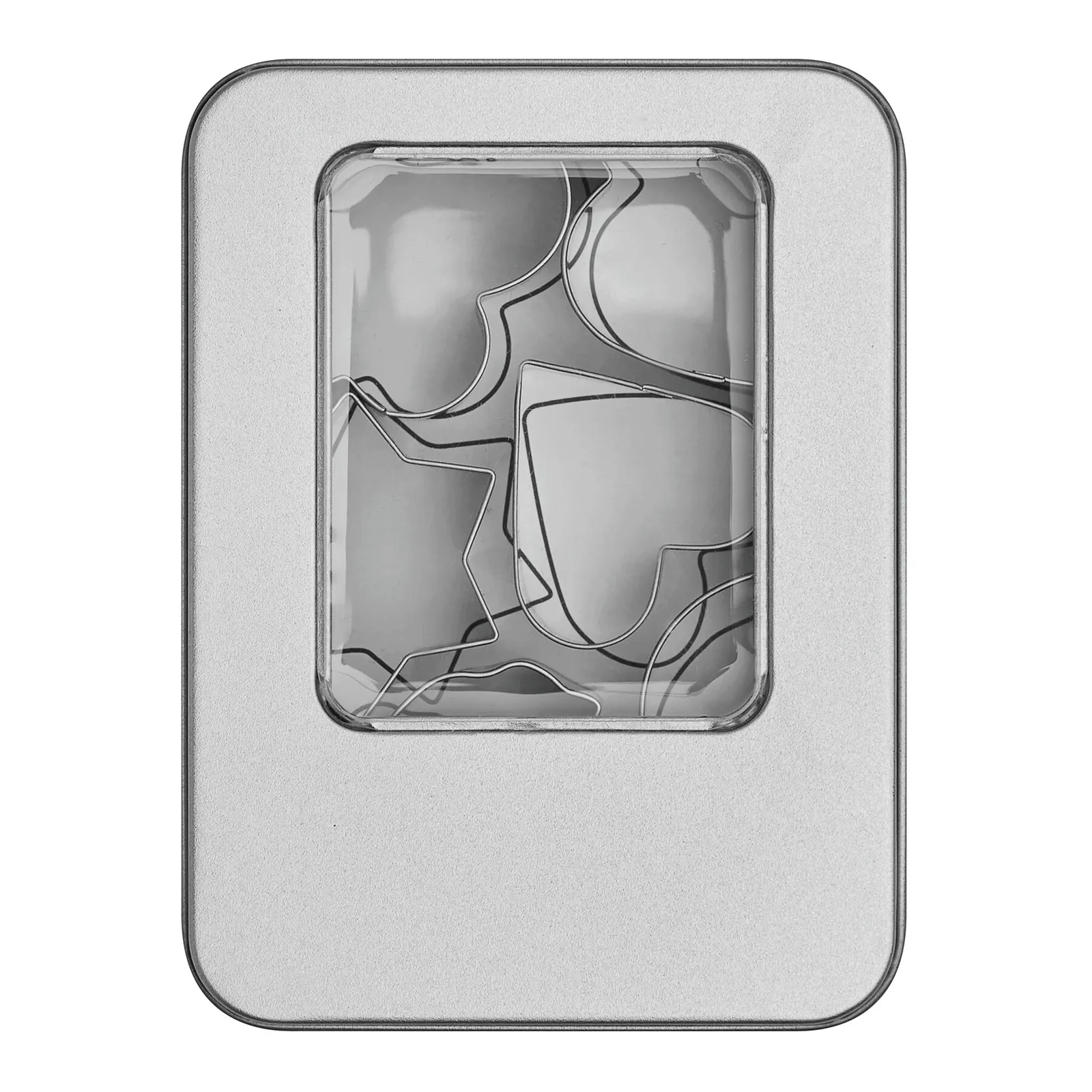 COOKIE BOX - Ausstechförmchen-Set silber, silber – Bild 3