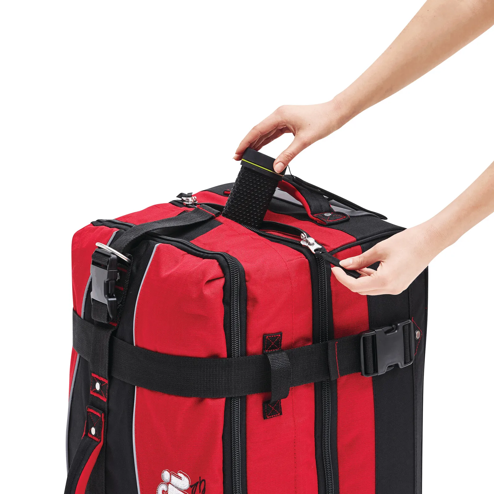 BOGI L - Trolley-Reisetasche BoGi L, rot, schwarz – Bild 15