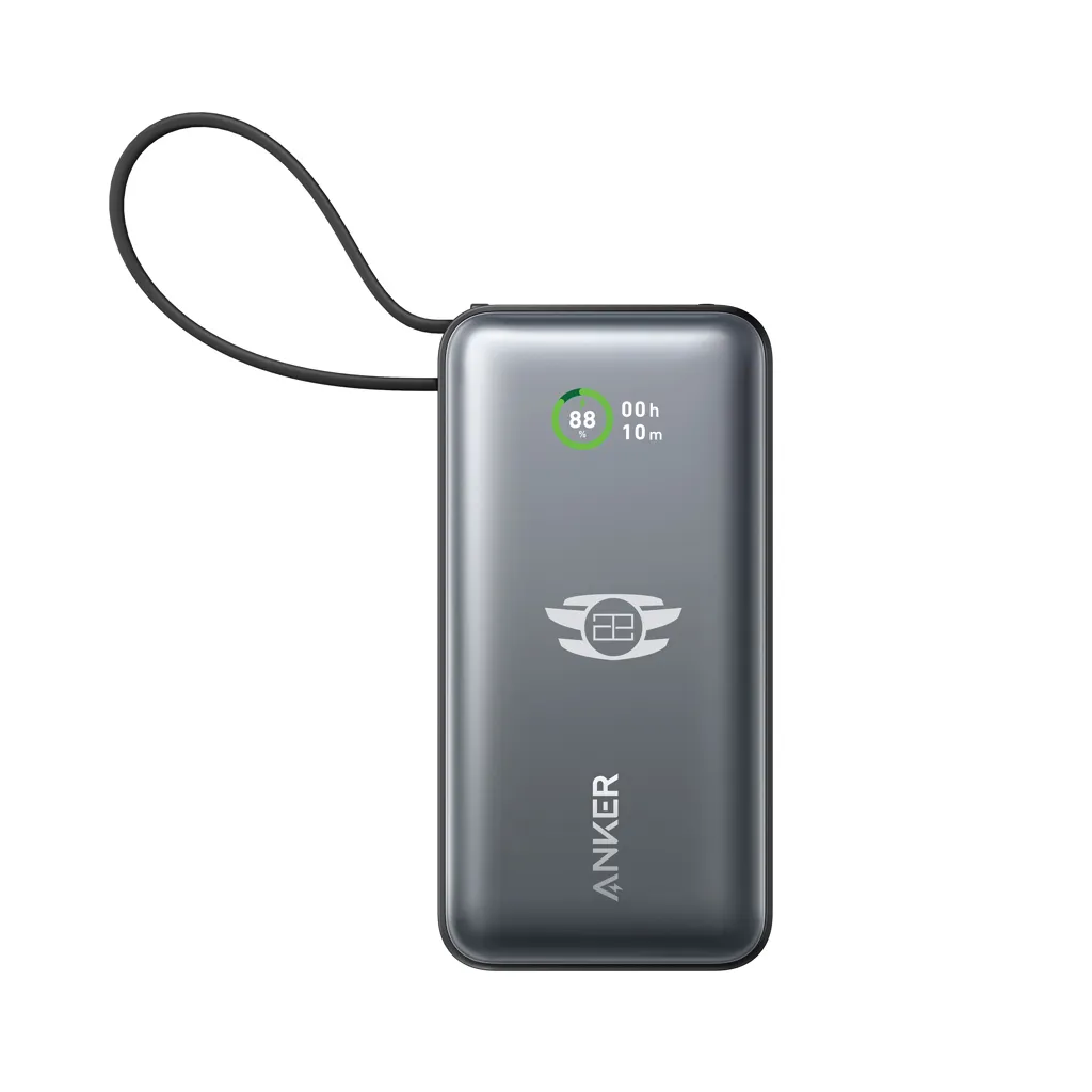 Anker Nano Powerbank 30W, mit integriertem USB-C-Kabel, schwarz – Bild 7