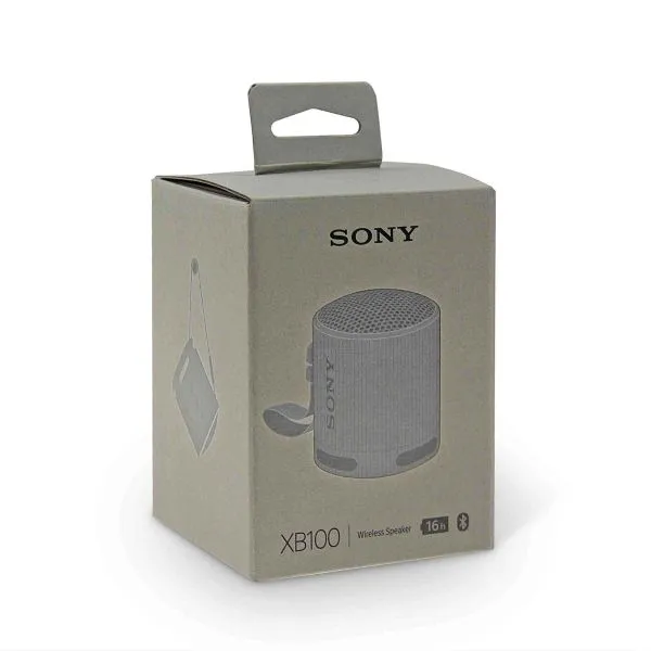Sony Bluetooth-Lautsprecher SRS-XB100, Grau – Bild 2
