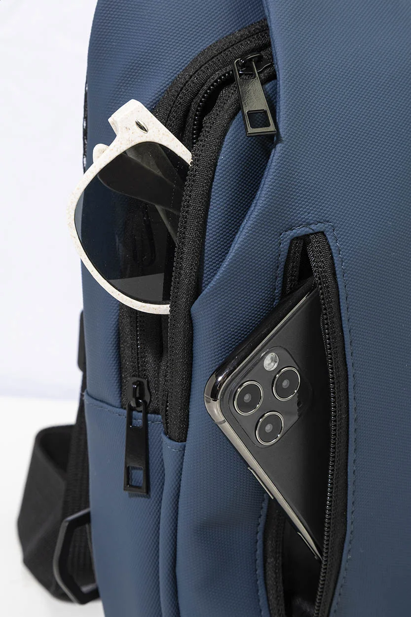 Shoulder bag, RPET Crobud, dunkelblau – Bild 6