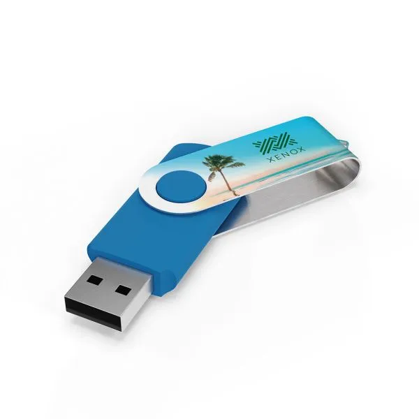 USB-Stick Twister, Hellblau – Bild 3