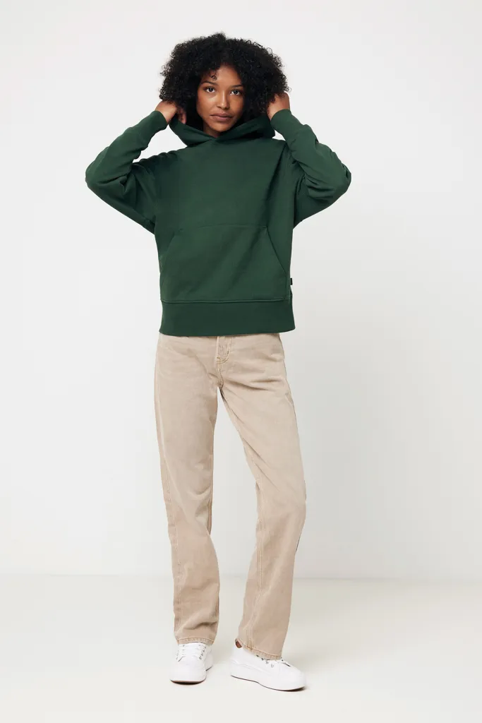 IQONIQ Yoho Relax-Hoodie aus recycelter Baumwolle, forest green – Bild 6