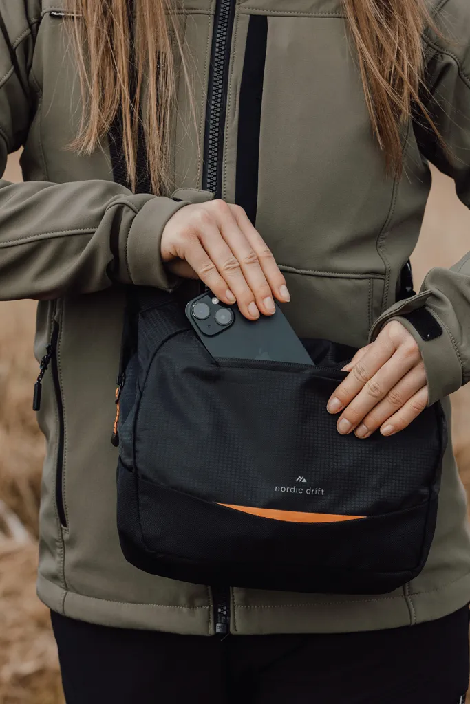Nordic Drift Trail RCS Crossbody-Bag 4L, schwarz – Bild 5