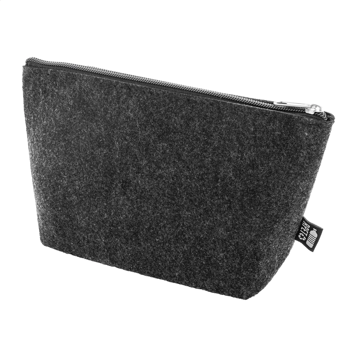 Kosmetiktasche RPET Refelt Beauty, dunkelgrau – Bild 2