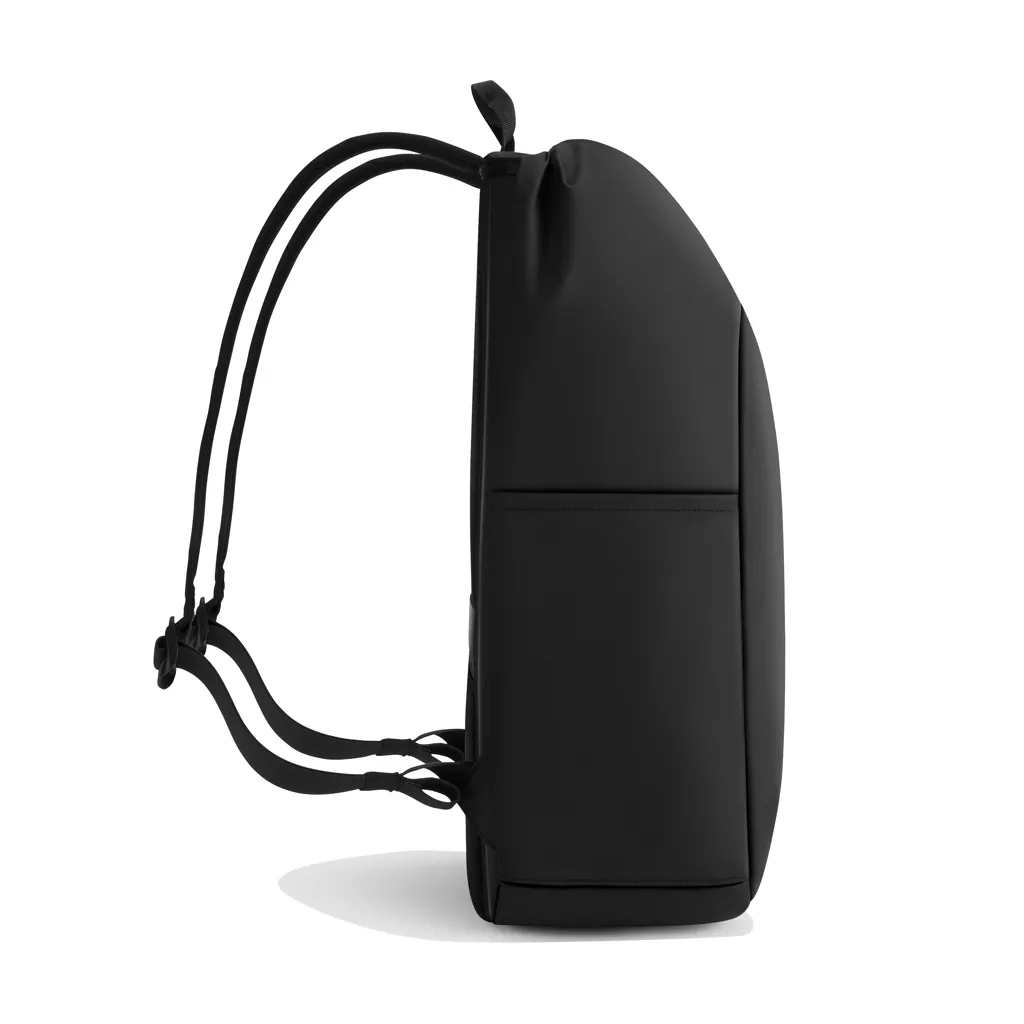 Urban wasserabweisender Anti-Diebstahl Rucksack, schwarz – Bild 4