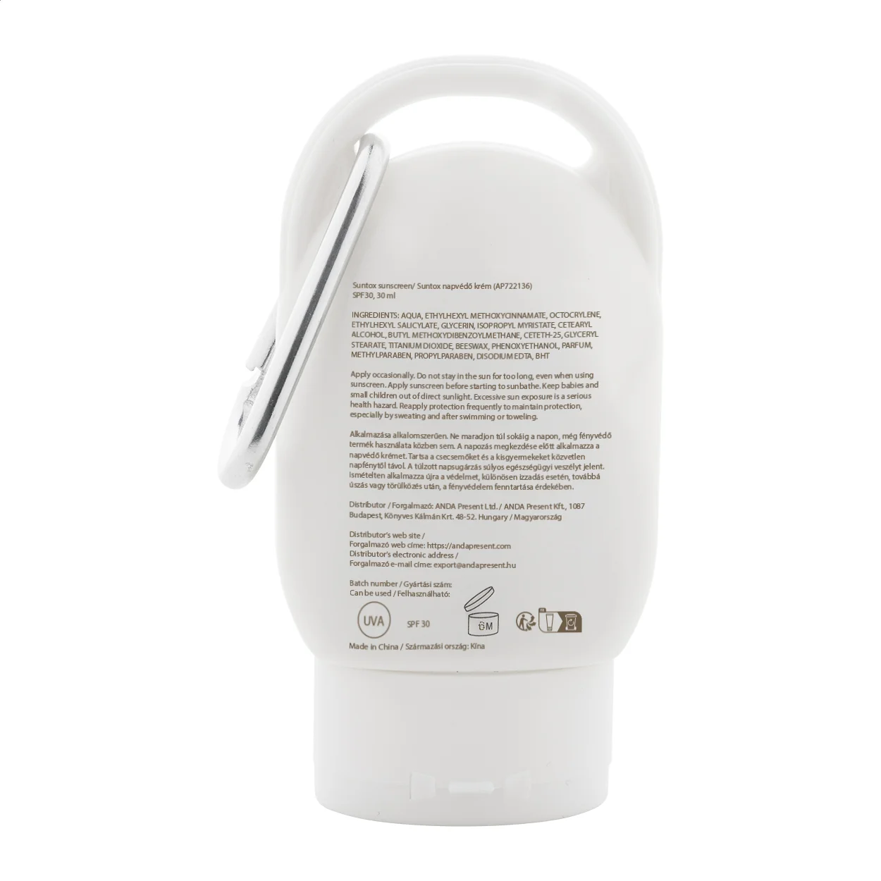 Sonnencreme Suntox, weiß – Bild 2