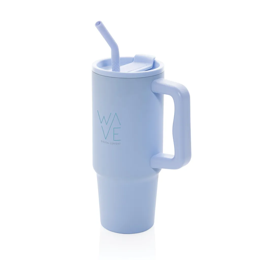 Embrace Deluxe Becher aus RCS recyceltem Edelstahl 900ml, hellblau – Bild 5