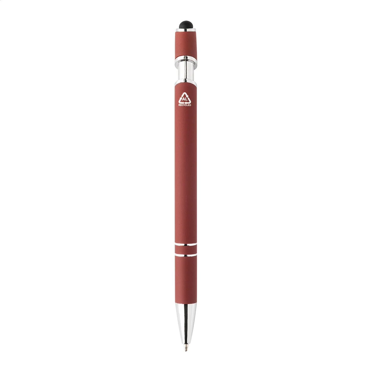 Touchpen-Kugelschreiber Tonnel Soft, burgund – Bild 2