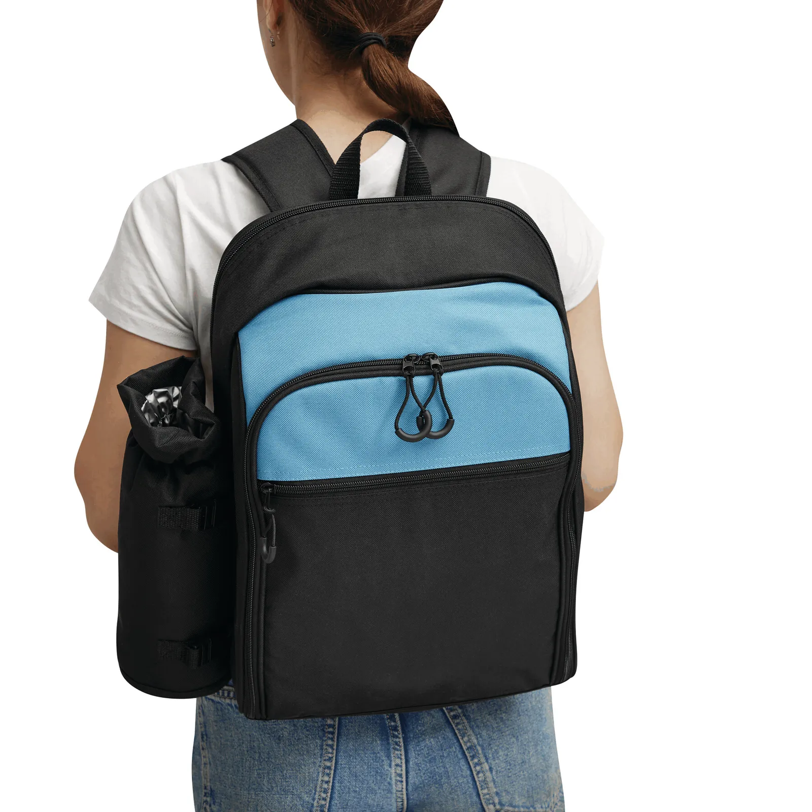 SMART TRIP - Picknick-Rucksack, schwarz, türkis – Bild 12