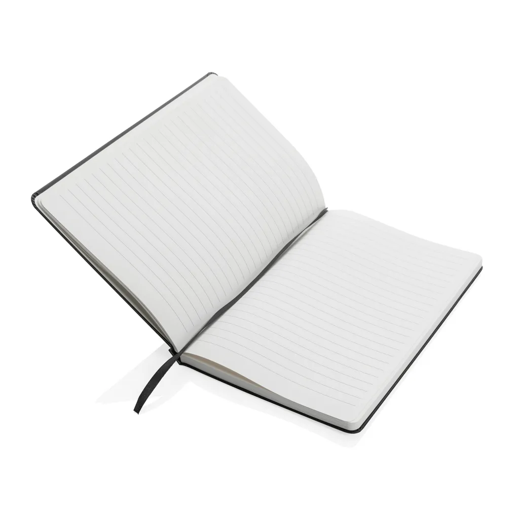 A5 Impact Steinpaper Hardcover Notizbuch, schwarz – Bild 3