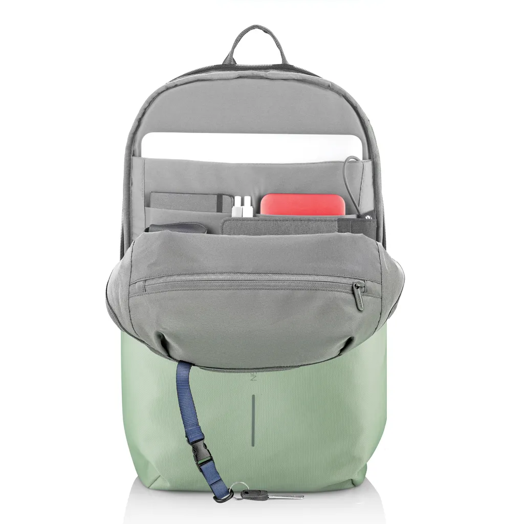Bobby Soft, Anti-Diebstahl-Rucksack, Iceberg green – Bild 7