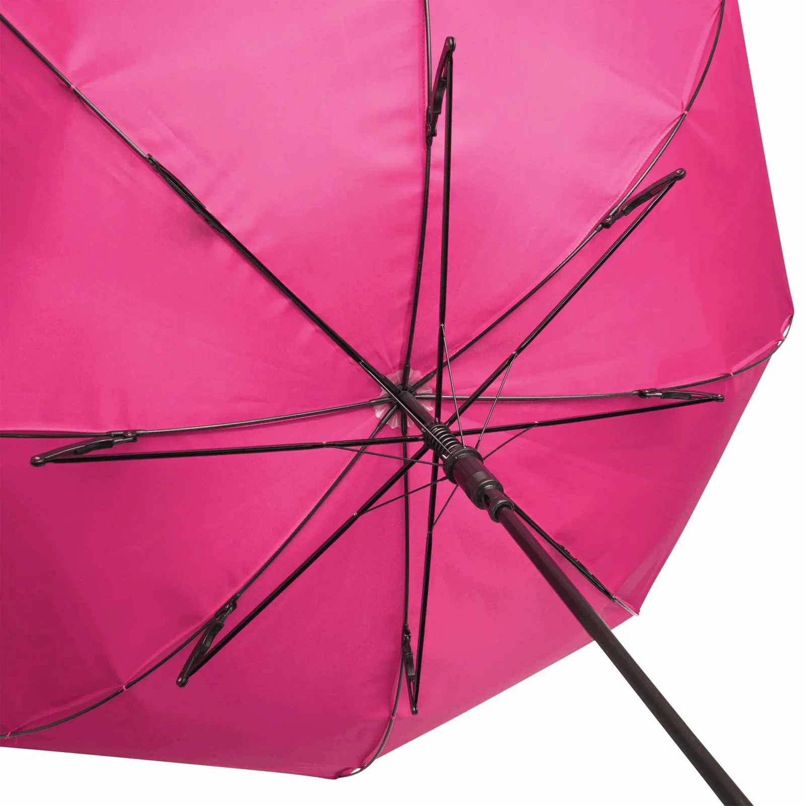 WIND Umbrella, Windproof-Stockschirm, dunkelpink – Bild 7