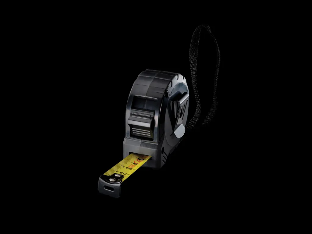 3m/16mm Maßband aus RCS recyceltem Kunststoff, schwarz – Bild 7
