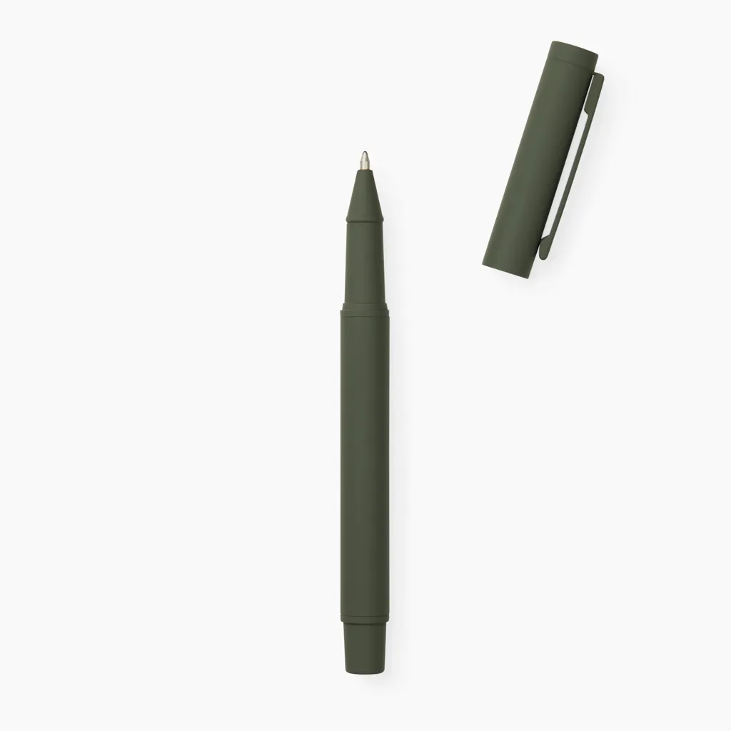 VINGA Baltimore Stift aus RCS recyceltem Stainless-Steel, grün – Bild 2