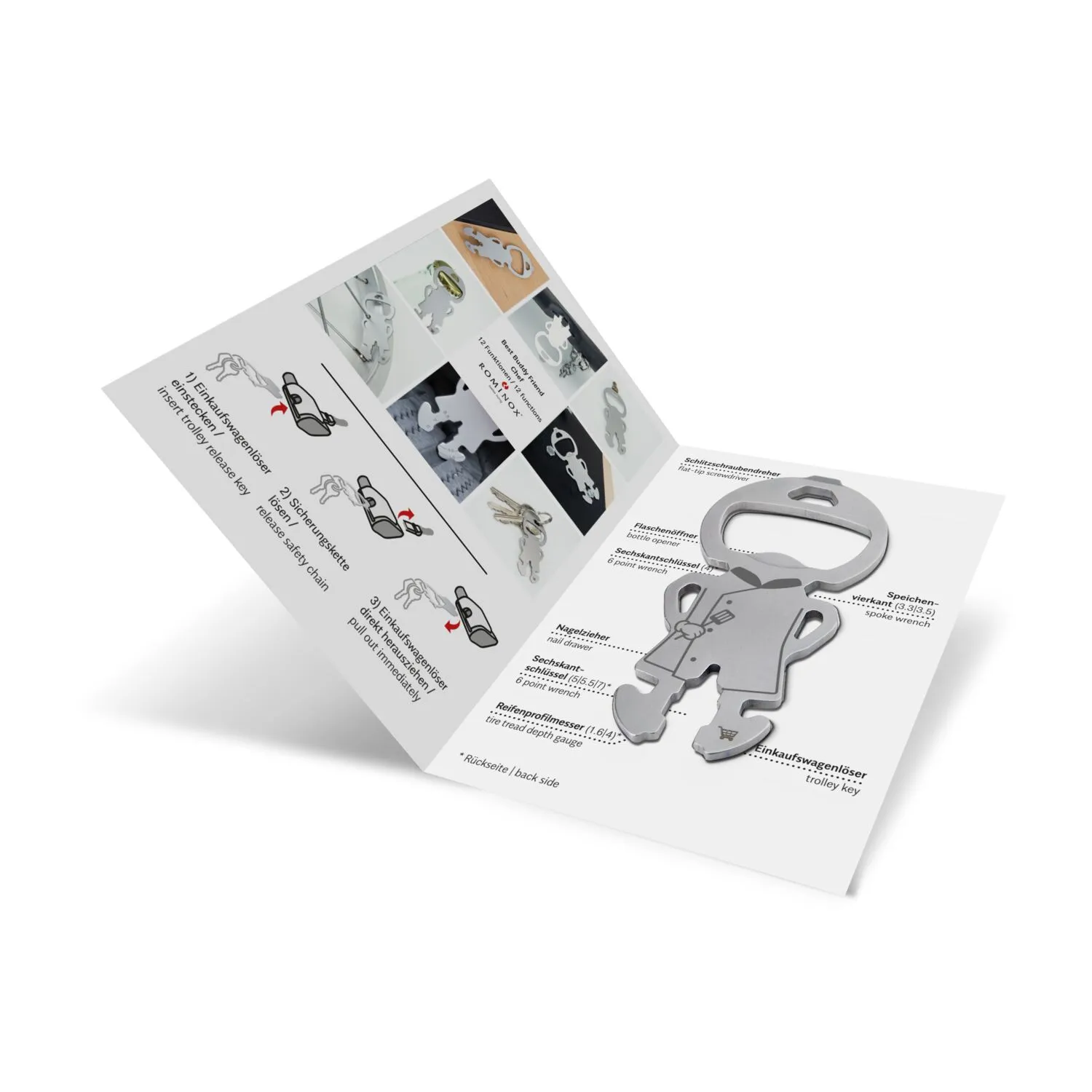 ROMINOX® Best Buddy Friend // Chef, silber – Bild 2