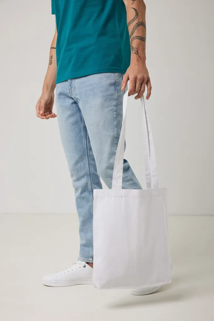 Impact Aware™ recycelte Baumwolltasche, weiß – Bild 6