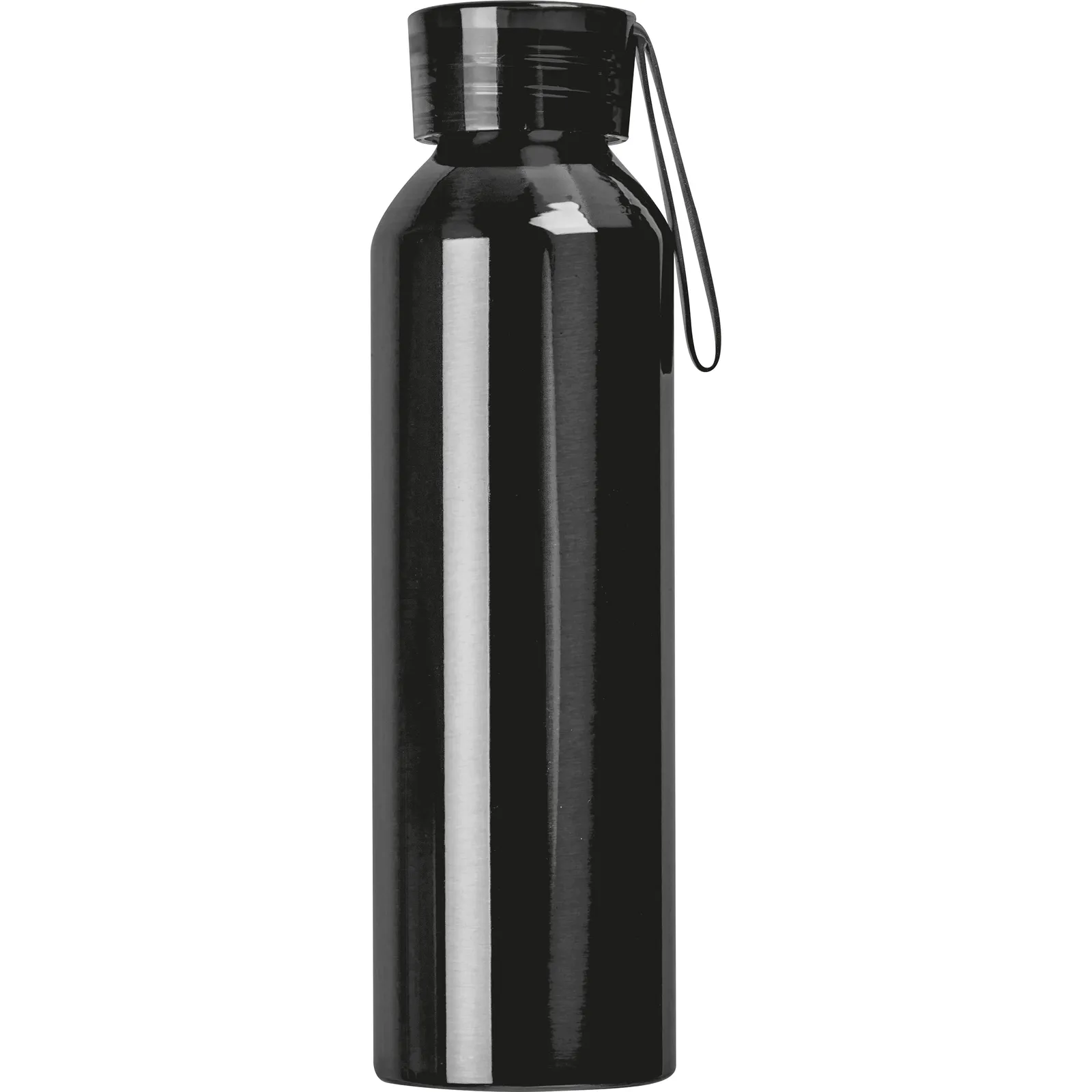 Aluminiumflasche Cork, schwarz – Bild 3