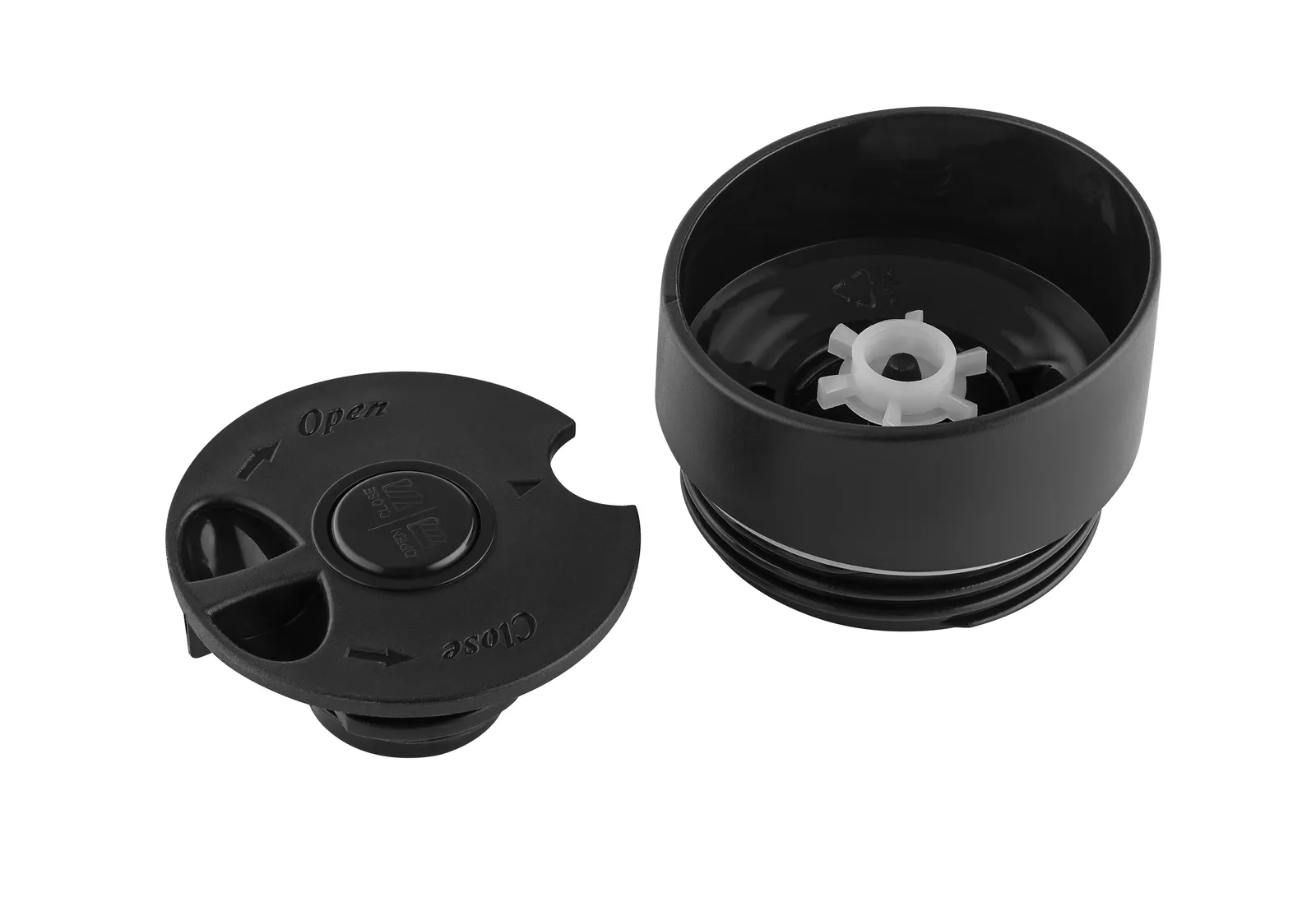 Thermobecher "CremaExtensaNero" schwarz/Ring, schwarz – Bild 3