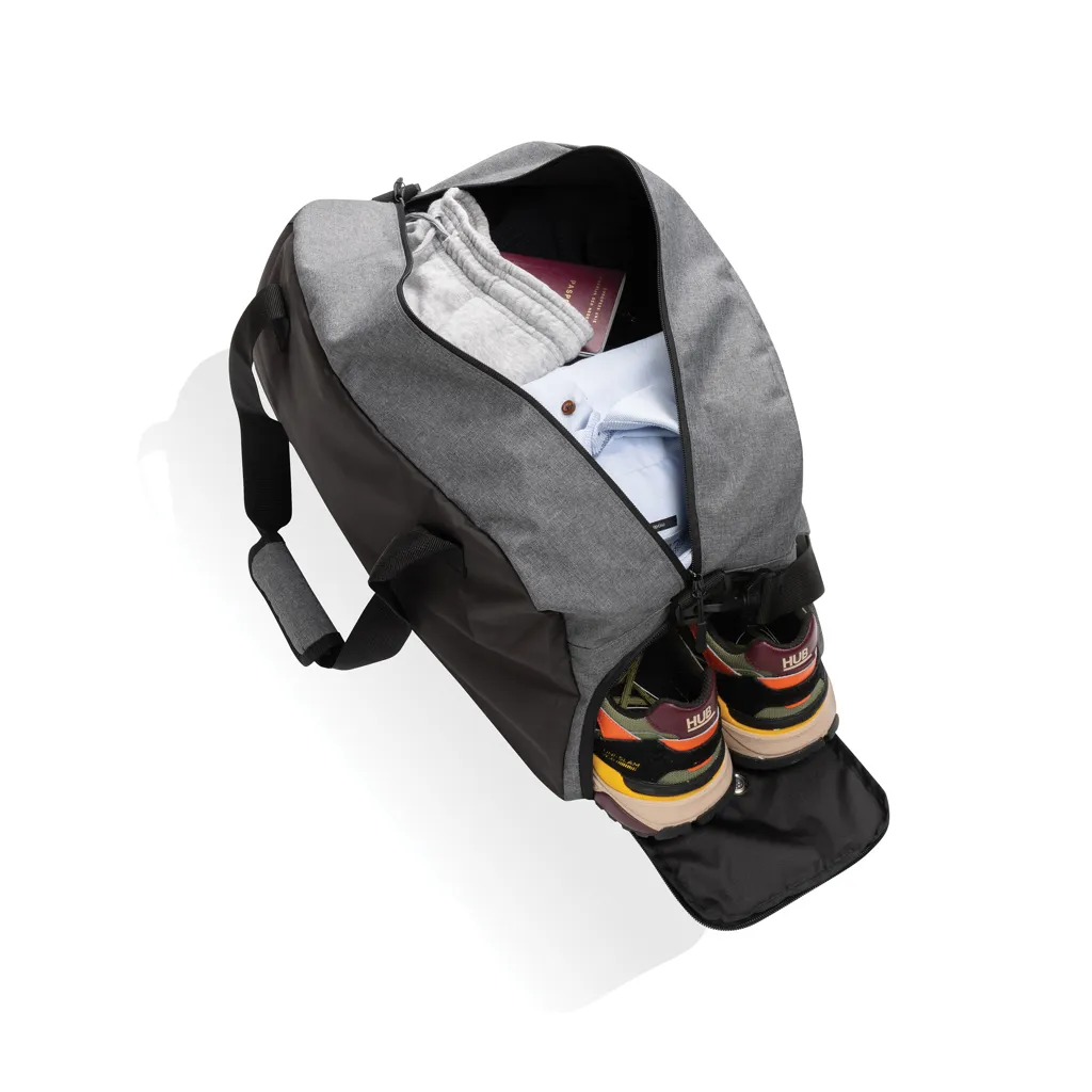 Kazu AWARE™ RPET Weekend-Duffel-Bag, grau – Bild 6