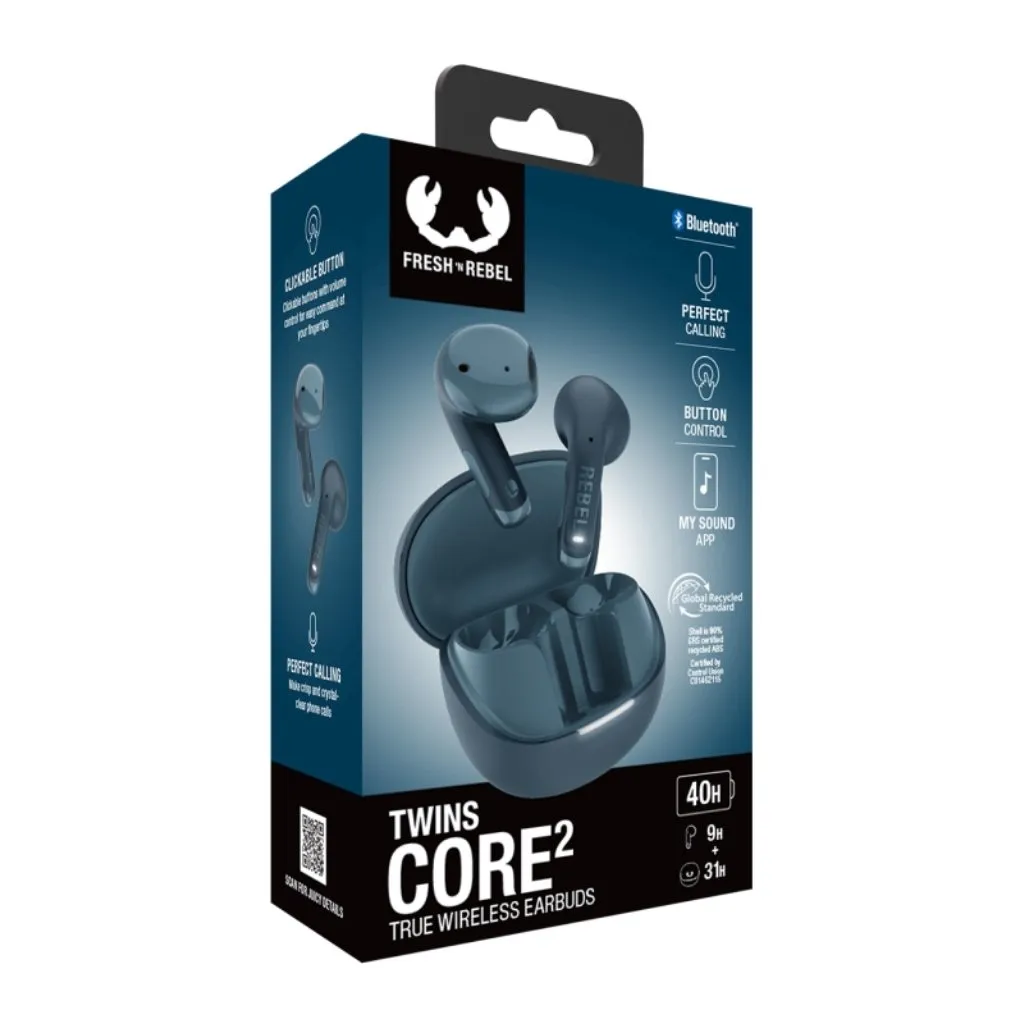 Fresh 'n Rebel Twins Core 2, Stahlblau – Bild 8