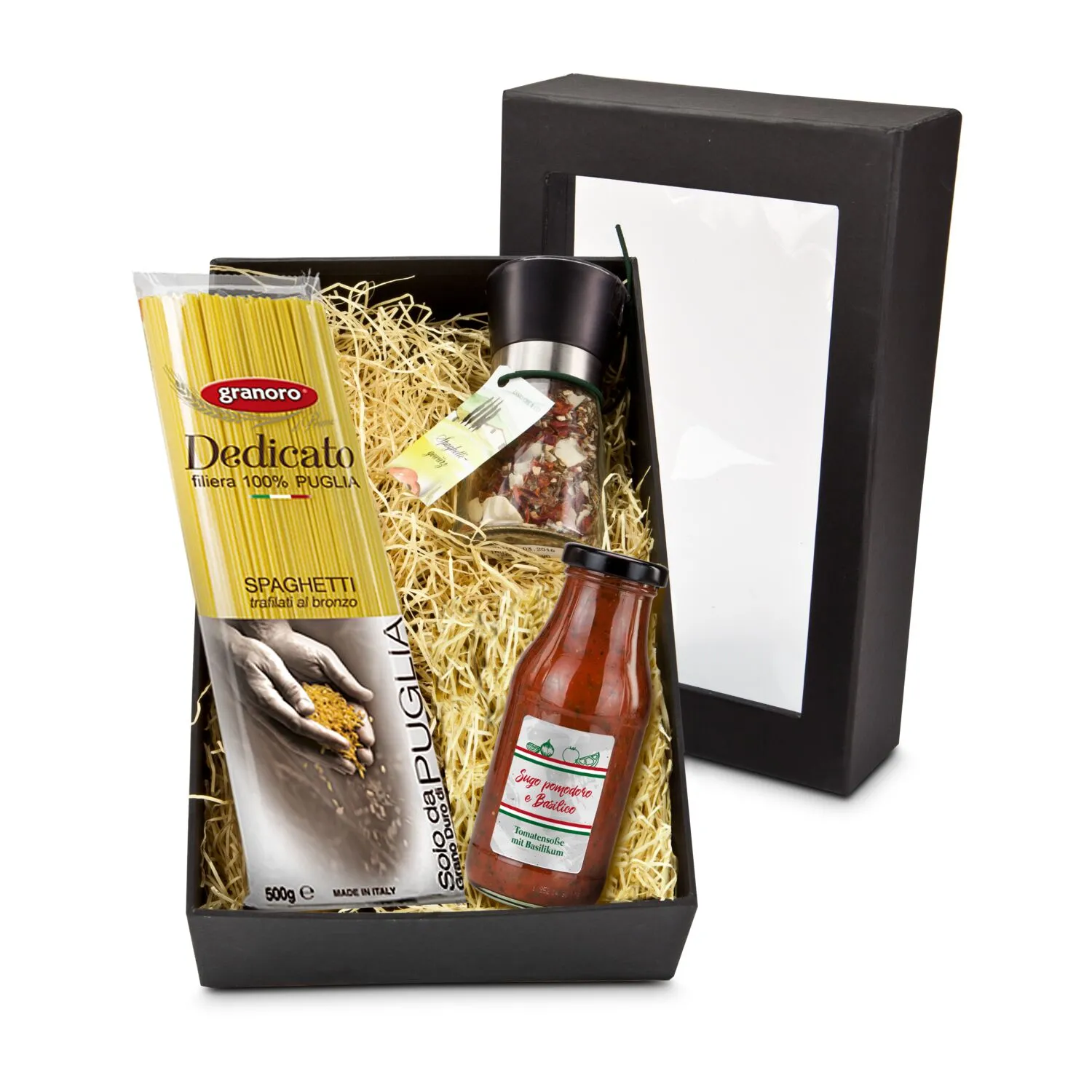 Geschenkset / Präsenteset: Spaghetti italiano, gelb – Bild 2