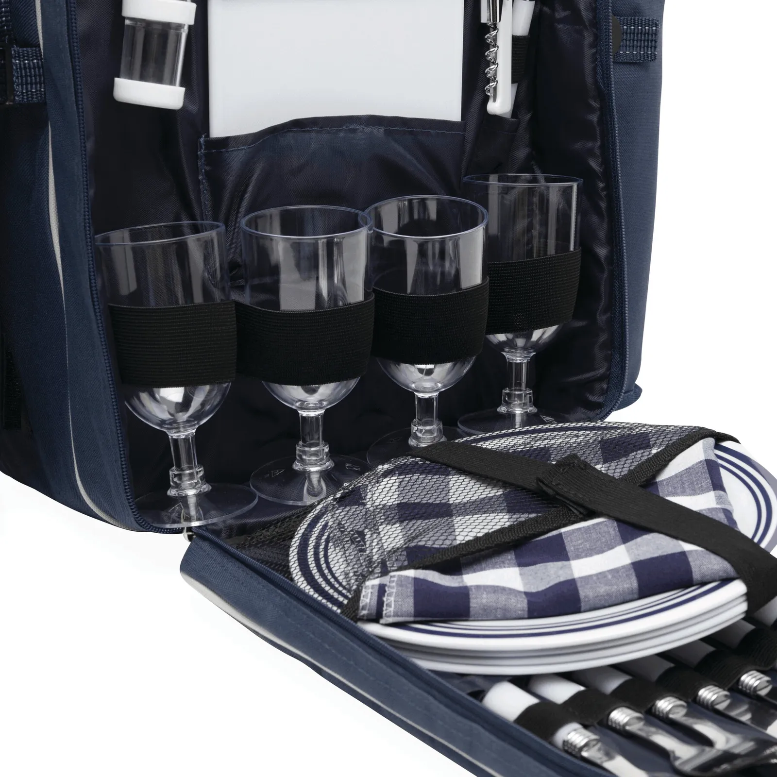 HYDE PARK - Picknickrucksack blau, blau – Bild 7