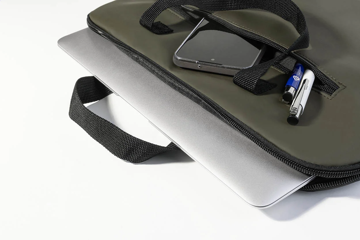 Laptoptasche Pubbuk aus RPU, grün – Bild 3