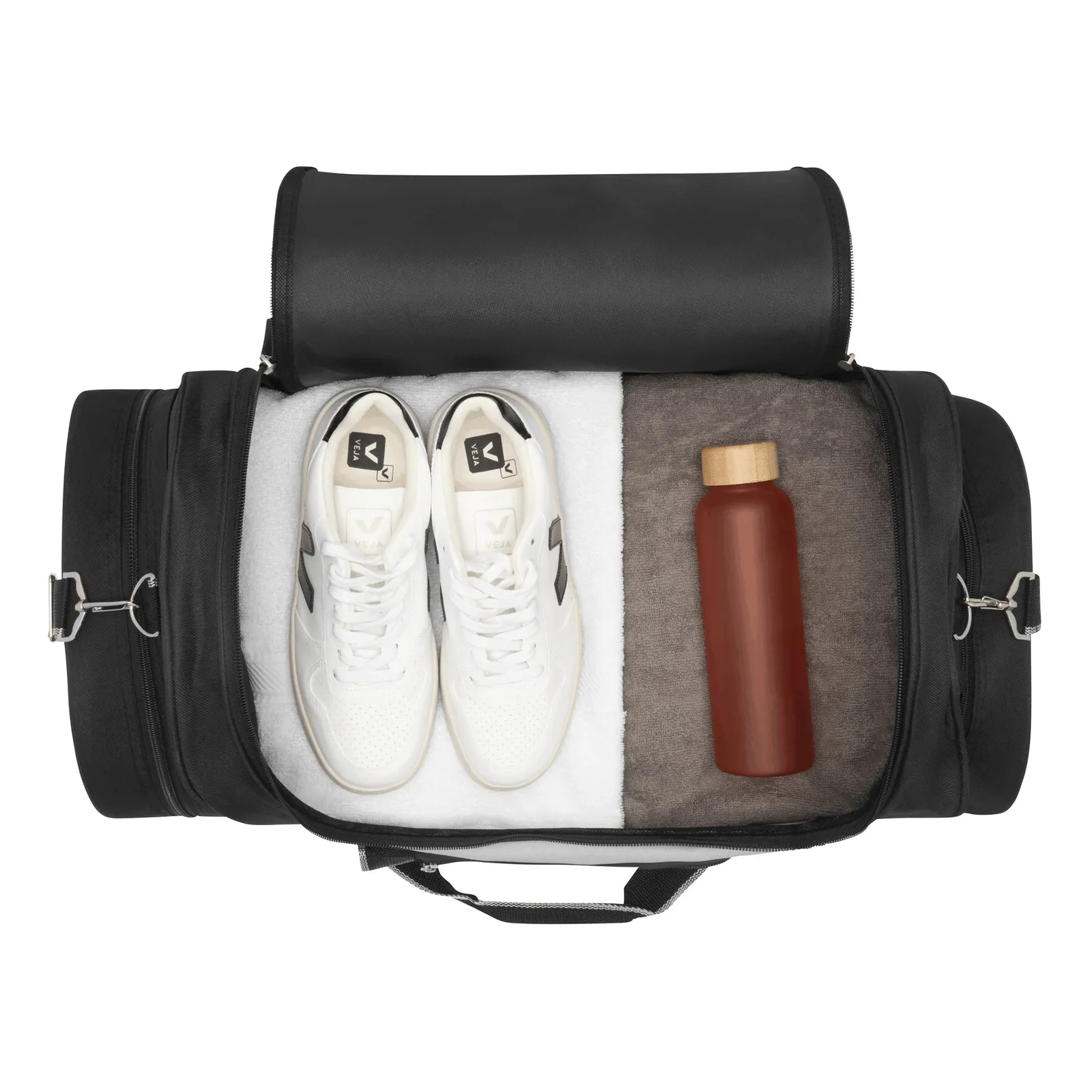 ICELAND - Reisetasche grau, schwarz, grau, schwarz – Bild 10