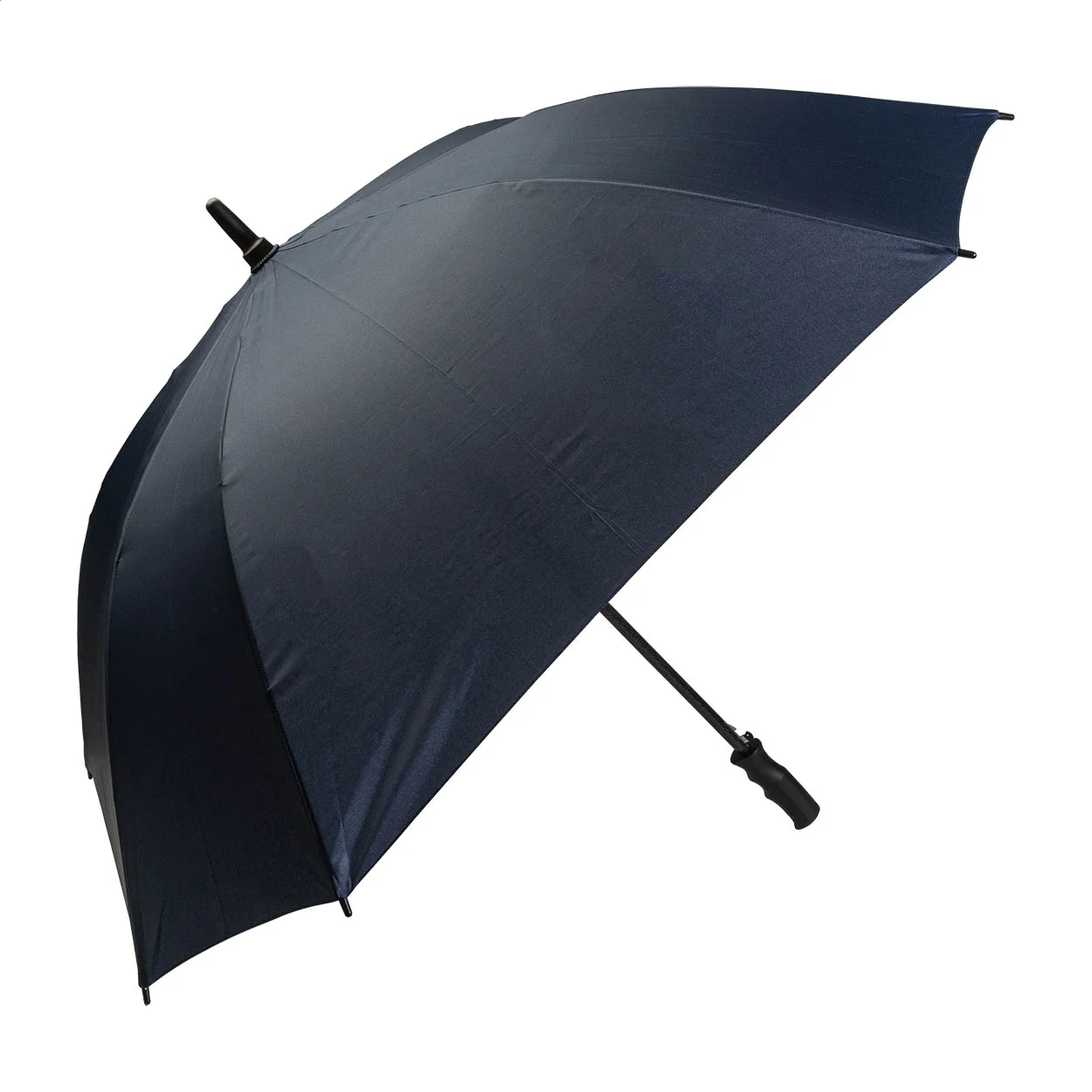 Quadratischer RPET Regenschrim Quadstorm, dunkelblau – Bild 6