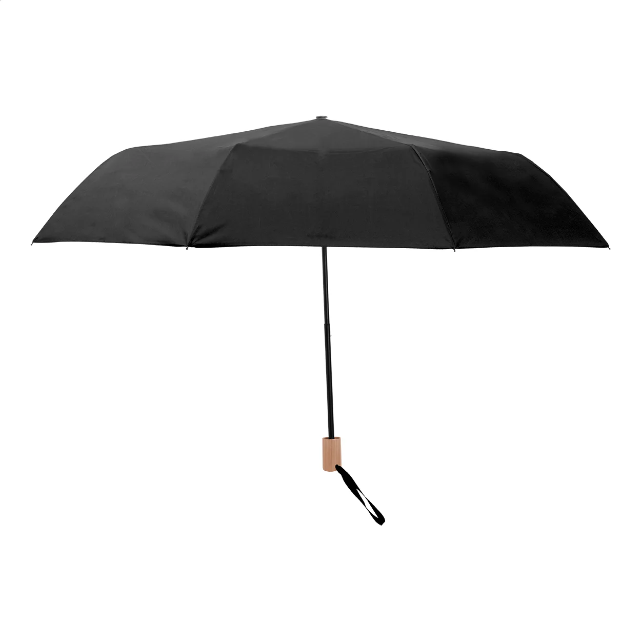 RPET Regenschirm Brosoboo, schwarz – Bild 3